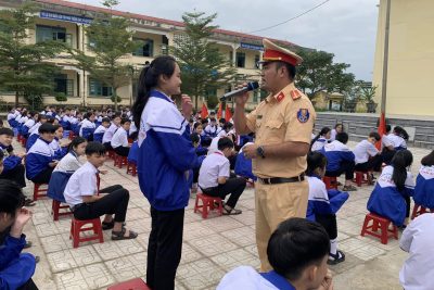 Tuyên truyền công tác phòng chống ATGT, phòng chống ma túy, phòng chống cháy nổ và các tệ nạn xã hội trước trong và sau Tết năm 2025