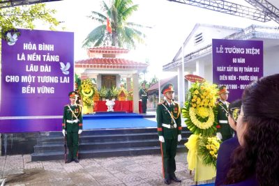 TRƯỜNG THCS NGUYỄN ĐÔN THAM DỰ LỄ TƯỞNG NIỆM 60 NĂM VỤ THẢM SÁT DIÊN NIÊN – PHƯỚC BÌNH (09/10/1966 – 09/10/2026)