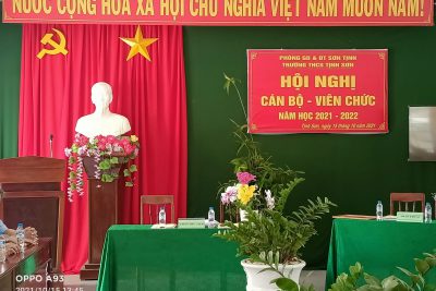 Một số hình ảnh về Hội nghị CNVC năm học 2021-2022