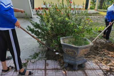Đoàn thanh niên thực hiện phong trào xanh-sạch-đẹp!