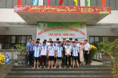 TRƯỜNG THCS TỊNH SƠN THAM GIA HỘI KHỎE PHÙ ĐỔNG HUYỆN SƠN TỊNH LẦN THỨ VI- NĂM