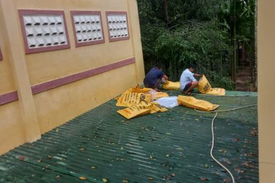 BAN PHÒNG CHỐNG THIÊN TAI TRƯỜNG THCS TỊNH SƠN PHÒNG, TRÁNH BÃO SỐ 13