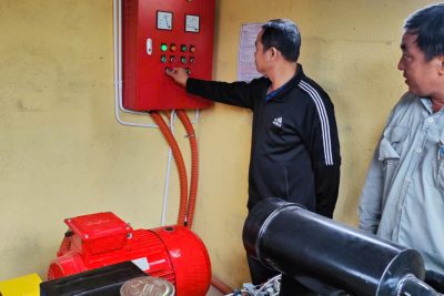 Trường THCS Tịnh Sơn tham gia tập huấn sử dụng các thiết bị PCCC!